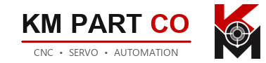 لوگوی KM Part Co تأمین‌کننده قطعات CNC و سروو