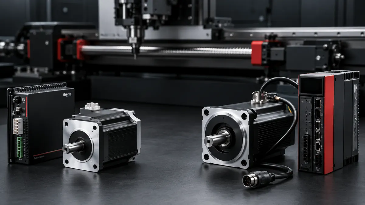 مقایسه سروو موتور و استپر موتور برای دستگاه CNC